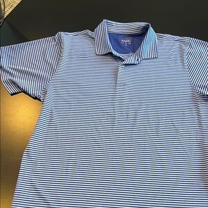 ZERO MADE IN USA Striped Polo Shirt SIZE XL
